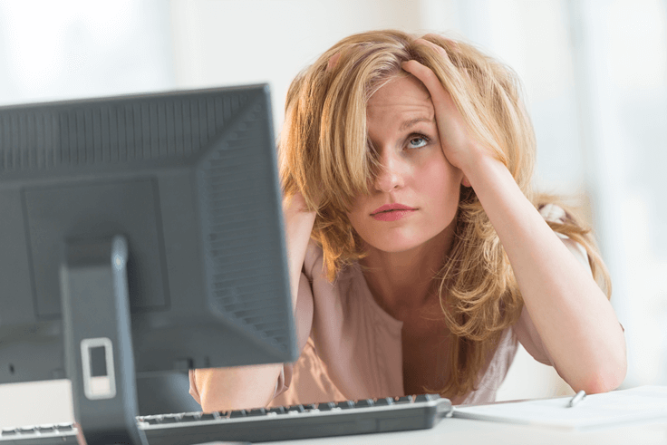 7 Ways to Overcome Burnout frustrated & confusted